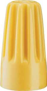 Gardner Bender WireGard GB-4 Series 16-004 Wire Connector, Yellow, 18 to 10 AWG Wire, Steel Contact, 200/JAR