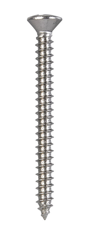 HILLMAN No. 6 X 1-1/2 in. L Phillips Oval Head Sheet Metal Screws 100 pk