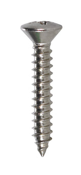 HILLMAN No. 8 X 1 in. L Phillips Oval Head Sheet Metal Screws 100 pk
