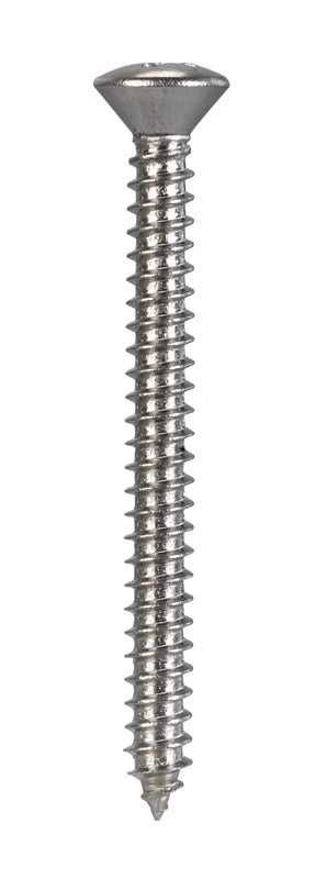 HILLMAN No. 10 X 2 in. L Phillips Oval Head Sheet Metal Screws 100 pk