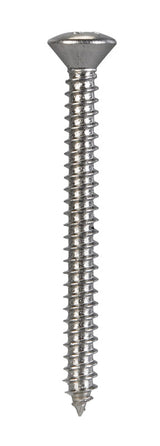 HILLMAN No. 10 X 2 in. L Phillips Oval Head Sheet Metal Screws 100 pk