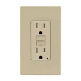 Leviton 15 amps 125 V Ivory Outlet/Wallplate 5-15R 1 pk