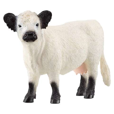 Schleich Galloway Cow Figurine Black/White 1 pc, Pack of 5