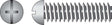 HILLMAN No. 6-32 X 1 in. L Combination Round Head Zinc-Plated Steel Machine Screws 100 pk
