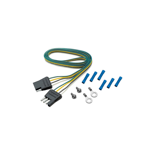 4-Way Flat Trailer Harness 60"Car and Trailer Side Loop