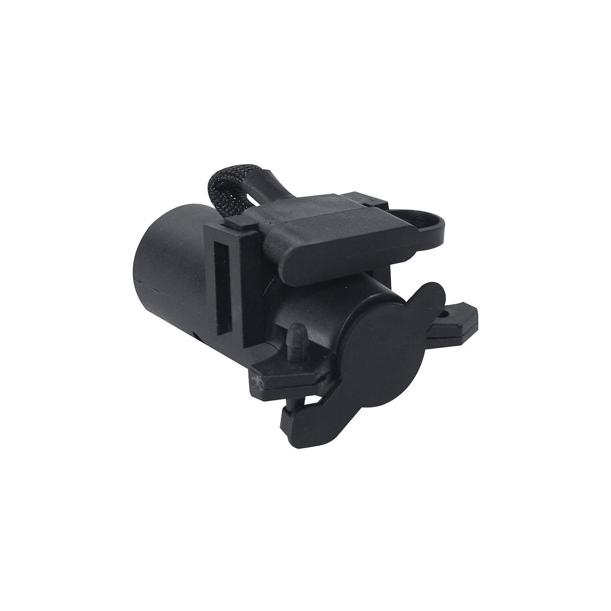 7-Way RV Style Connector to 6-Way Round and 5-Way Flat Adapter