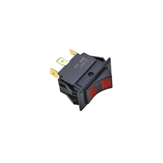 Rocker Switch On (Red)/Off/On (Red)