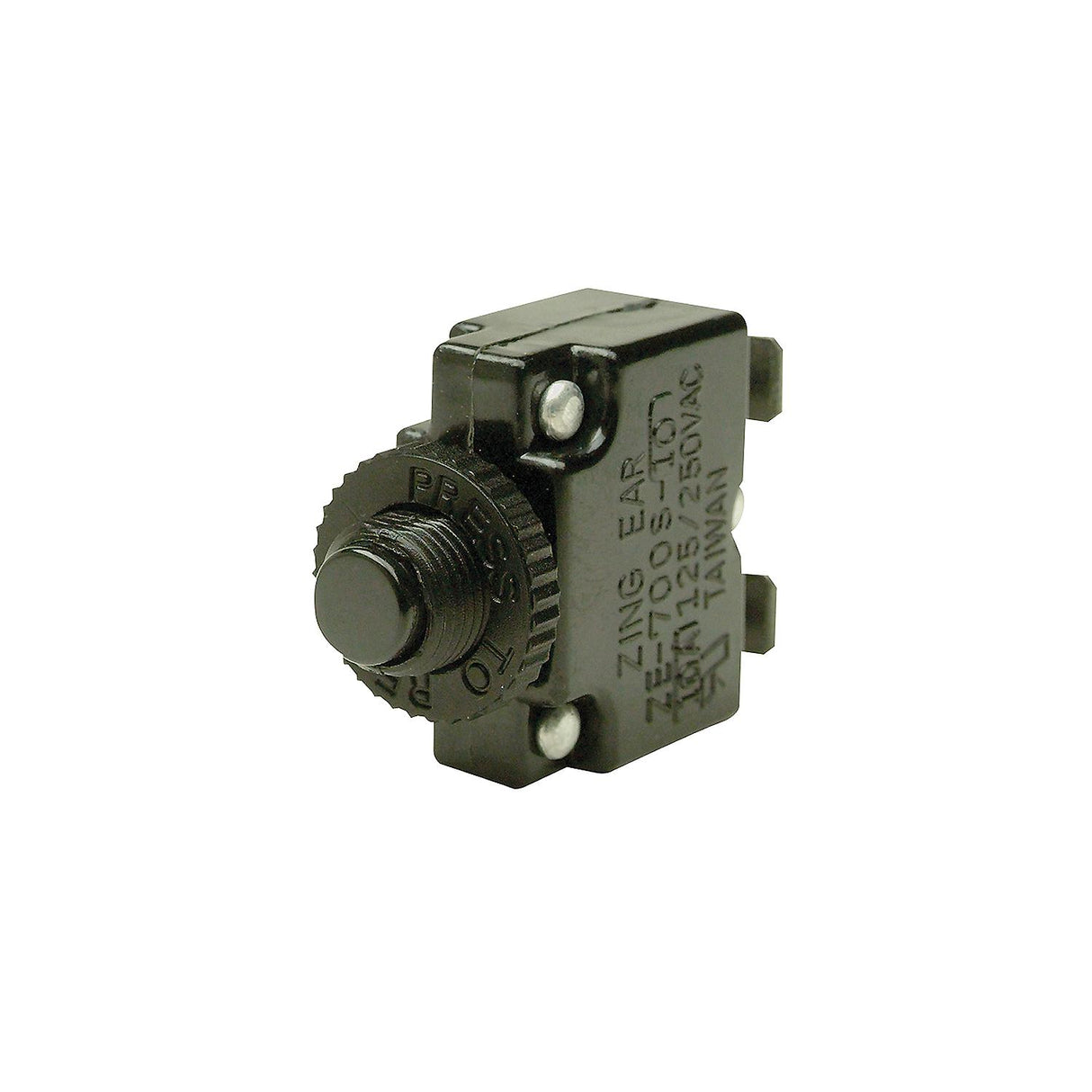 Circuit Breaker, 90° Angled Blade, 5 Amp