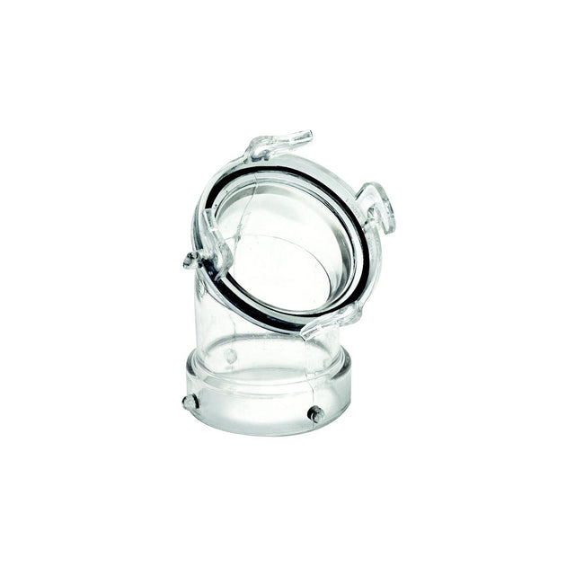FulTyme RV 5994 Clear Hose Adapters45° w/ 3" Bay Lug