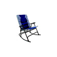 FulTyme RV 6071 Folding Rocking Chair, Blue/Grey