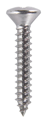 HILLMAN No. 12 X 1-1/4 in. L Phillips Oval Head Sheet Metal Screws 100 pk