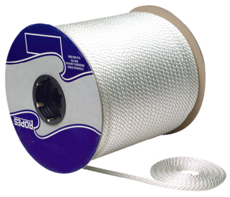 Sld Brd Nylon -White-5/32 X 1000