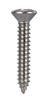 HILLMAN No. 14 X 1-1/2 in. L Phillips Oval Head Sheet Metal Screws 100 pk