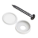 Barrette Outdoor Living No. 8 X 1.5 in. L Square White Coarse Screen Panel Fastener Kit 12 pk