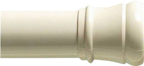 Zenna Home 608W/604W Adjustable Shower Curtain Rod, 34-1/2 to 60 in L Adjustable, 1-1/4 in Dia Rod, Steel