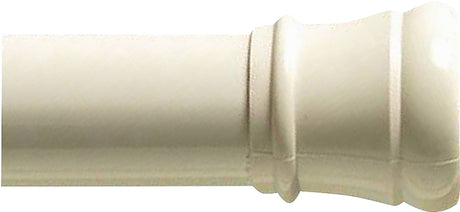 Zenna Home 608W/604W Adjustable Shower Curtain Rod, 34-1/2 to 60 in L Adjustable, 1-1/4 in Dia Rod, Steel