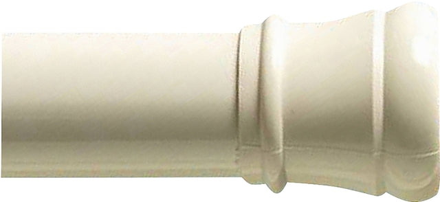 Zenna Home 608W/604W Adjustable Shower Curtain Rod, 34-1/2 to 60 in L Adjustable, 1-1/4 in Dia Rod, Steel