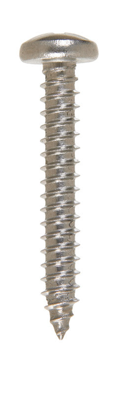 HILLMAN No. 10 X 1-1/4 in. L Phillips Pan Head Sheet Metal Screws 100 pk