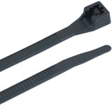Gardner Bender 45-515UVB Cable Tie, Double-Lock Locking, 6/6 Nylon, Black, 15 in L, 10/PK