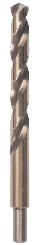 Irwin 3016028 Jobber Drill Bit, 7/16 in Dia, 2-5/8 in OAL, Spiral Flute, 1-Flute, 7/16 in Dia Shank, Reduced Shank