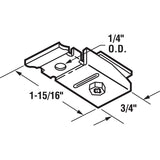 Prime-Line N 6606 Adjustable Bi-Fold Door Top Pivot Bracket, Steel