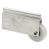 Prime-Line N 6599 Roller Assembly, 1-1/2 in Dia Roller, 5/16 in W Roller, Aluminum, Silver, 1-Roller, 40 lb