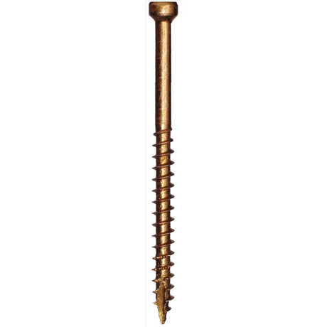 GRK Fasteners No. 8 X 2-1/2 in. L Star Climatek Coarse Trim Screws 605 pk