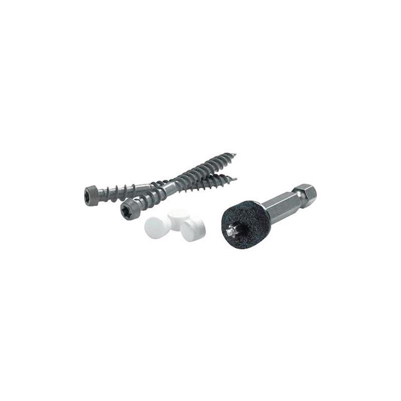 FastenMaster Cortex No. 9 X 2-3/4 in. L Square Trim Head Coarse Trim Screws with Plugs
