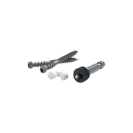 FastenMaster Cortex No. 9 X 2-3/4 in. L Square Trim Head Coarse Trim Screws with Plugs
