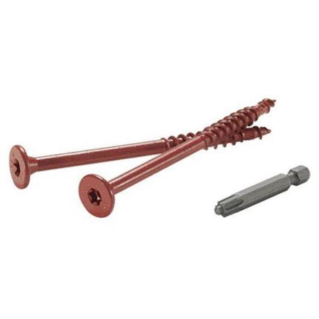 FastenMaster FlatLok No. 14 X 4 in. L Torx Ttap Epoxy Coarse Wood Screws 250 pk
