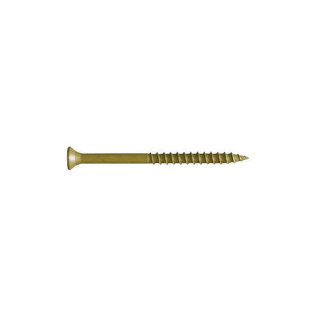 FastenMaster GuardDog No. 10 X 2 in. L Gold Phillips/Square Bugle Head Deck Screws 350 pk