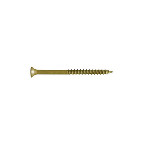 FastenMaster GuardDog No. 10 X 3-1/2 in. L Gold Phillips/Square Bugle Head Deck Screws 75 pk