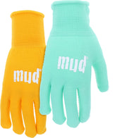 Mud MD35001M-WML2P Gloves, Women's, M/L, Wing Thumb, Knit Wrist, Seamless Cuff, Nylon/PVC, Multi-Color