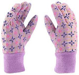 Miracle-Gro MG65757-Y Garden Gloves, Youth, Knit Wrist Cuff, Cotton/Polyester/PVC, Multi-Color