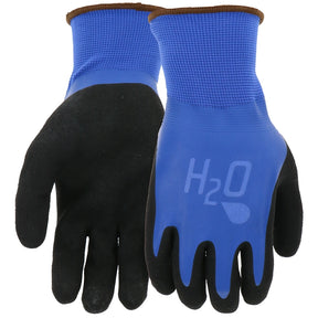 Mud H2O Series SM7186B/S Gardening Gloves, S, Latex Coating, Cobalt Blue