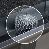 Amerimax 3.5 in. W X 3.5 in. L Gray Aluminum Gutter Strainer 1 pk