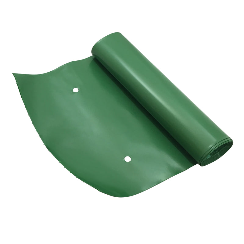 Frost King Drain Away 0.1 in. H X 7.25 in. W X 12 ft. L Green Vinyl Downspout Extension, Pack of 12