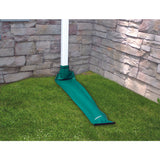 Frost King Drain Away 0.1 in. H X 7.25 in. W X 12 ft. L Green Vinyl Downspout Extension, Pack of 12
