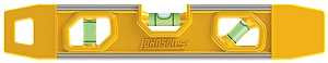 Johnson 8500M Torpedo Level, 1 mm/m Accuracy, 9 in L, 3-Vial, Magnetic, Aluminum