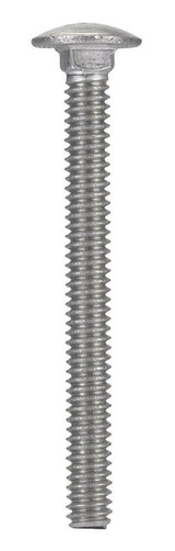 HILLMAN 1/4 in. X 2-1/2 in. L Stainless Steel Carriage Bolt 25 pk