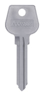 HILLMAN KeyKrafter Automotive Key Blank 40 Double For Ford Silver, Pack of 4