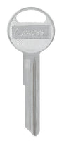 HILLMAN KeyKrafter Automotive Key Blank 18 Single For Chrysler Silver, Pack of 4