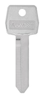 HILLMAN KeyKrafter Automotive Key Blank 23 Double For Ford Silver, Pack of 4