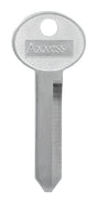 HILLMAN KeyKrafter Automotive Key Blank 21 Double For Ford Silver, Pack of 4