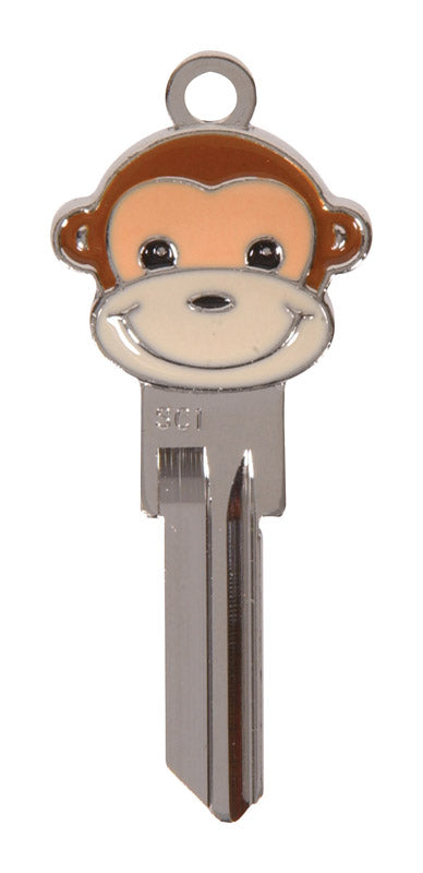 HILLMAN 3D Keys House/Office Universal Key Blank SC1 Single For Universal, Pack of 4