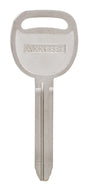 HILLMAN KeyKrafter Traditional Key Automotive Key Blank 29 Double For Chevrolet Silver, Pack of 4