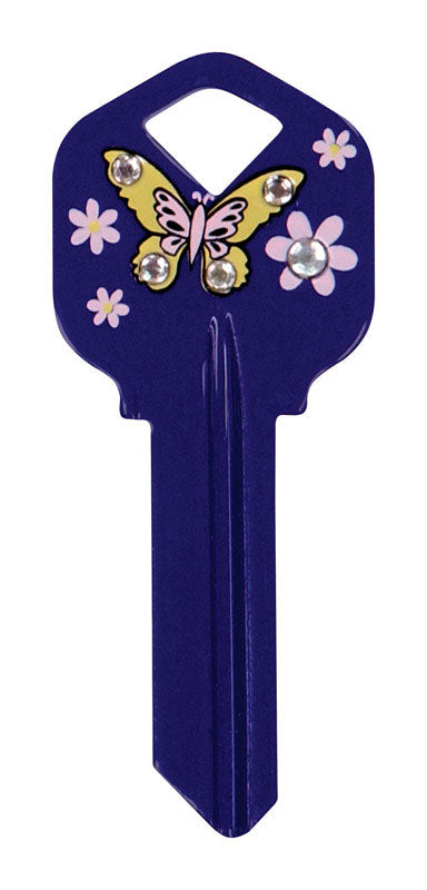 HILLMAN DIVA Butterfly House/Office Universal Key Blank KW1 Single, Pack of 6
