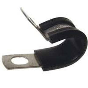 Gardner Bender PPR-1550 Insulated Cable Clamp, 1/2 in Max Bundle Dia, Rubber/Steel, Black, Pack of 10