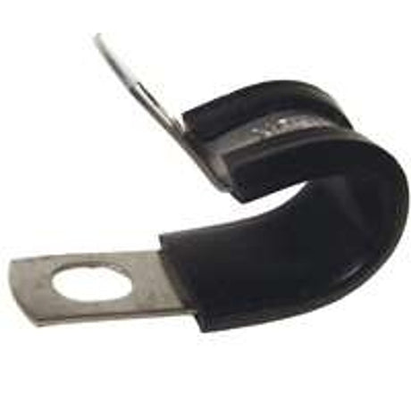 Gardner Bender PPR-1550 Insulated Cable Clamp, 1/2 in Max Bundle Dia, Rubber/Steel, Black, Pack of 10