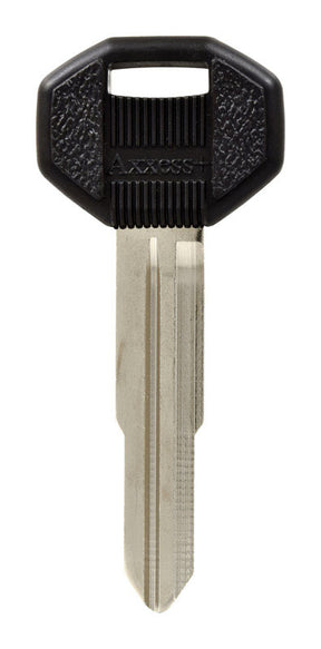 HILLMAN KeyKrafter Automotive Key Blank 1611R Double For Chevrolet Black/Silver, Pack of 5